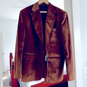 NWT silk velvet blazer